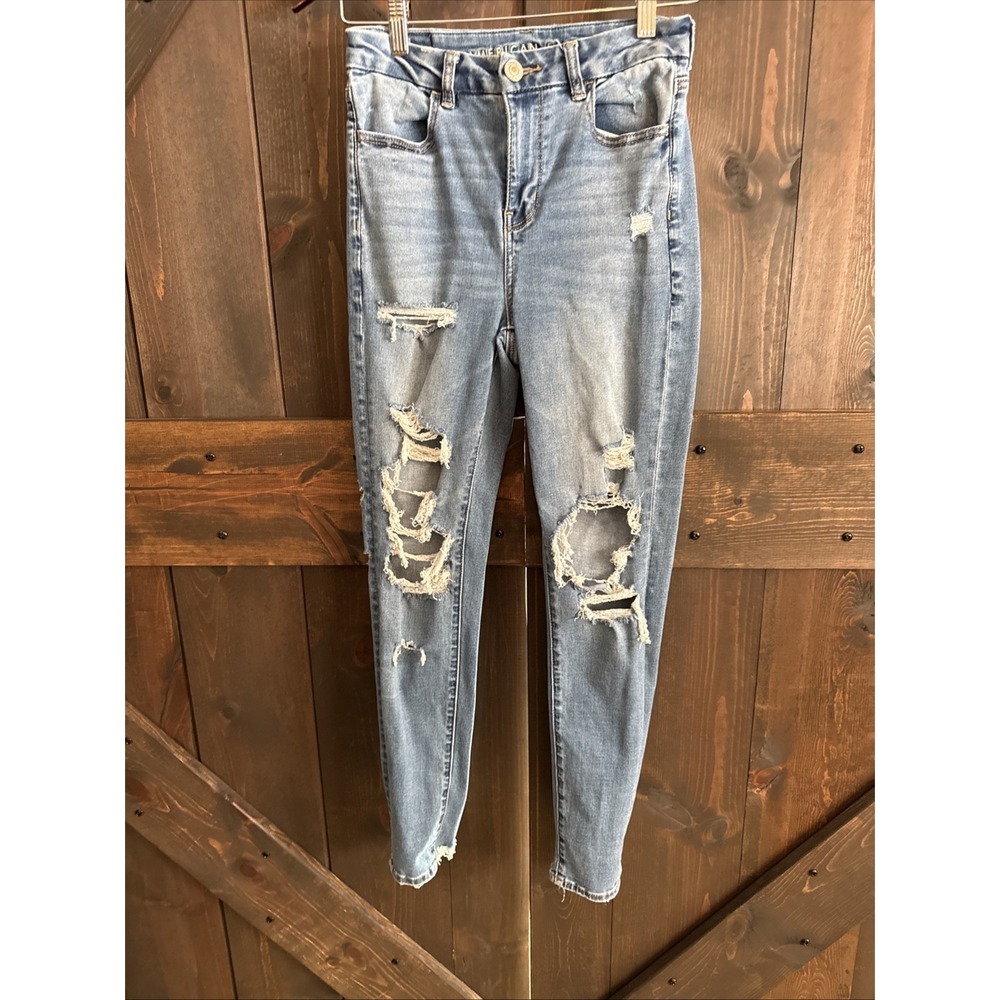 American Eagle AE Next Level‎ Stretch Curvy High Rise Jegging Medium Size 4